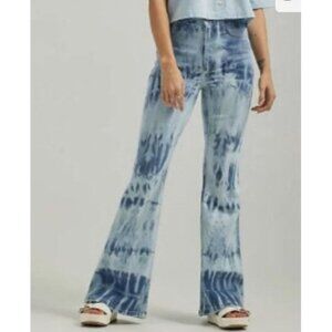 New Lee's Women's Flare Tie Dye Festival Jeans  Size 31x33